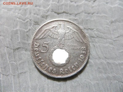 Германия 5 марок 1938 год Гинденбург - 014.JPG