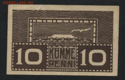 10 пенни 1919 г. Эстония. до 22-00 мск 24.04.16 г. - 10 пенни 1919 Эстония аверс