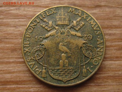 Ватикан 5 чентезимо 1939 бронза  до 26.04.16 в 21.00 М - IMG_3322.JPG