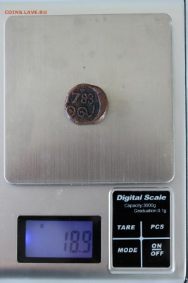 4 стивера Голландская Ост-Индская компания - 1 стивер 1783 - weight.JPG