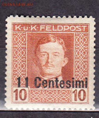 Италия 1918 надп 11с - 111