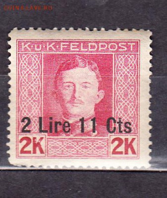 Италия 1918 надп 2л 11с - 115