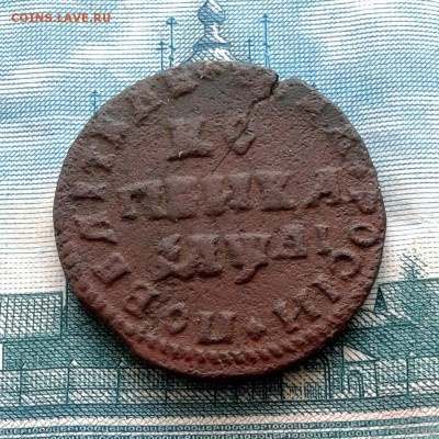 Копейка Петра I 1711г МД до 28.04.16г до 22.00 Мск - 20160121_114142