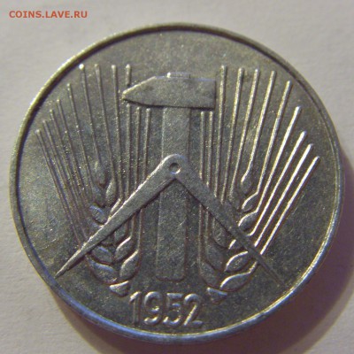 5 пфеннигов 1952 Е ГДР №2 29.04.2016 22:00 МСК - CIMG3751.JPG