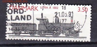 Дания 1991 паровоз - 61