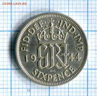 6 пенсов 1939,1944 Великобритания Серебро 28.04.16 в 21-35 - img100