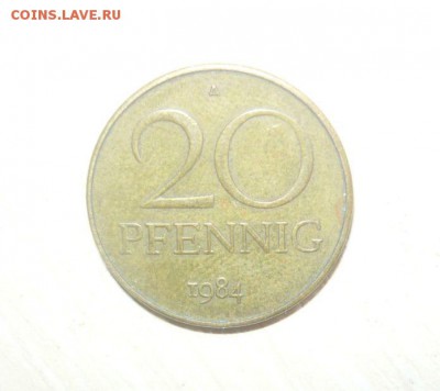 Германия 20 пфеннингов 1984 год 30.04.2016 г. в 23.59.59 МСК - 329.JPG