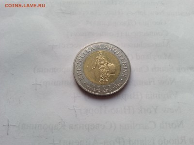 Албания 100 лек 200 биметалл до 22-00 28.04.16 - 20160424_185424