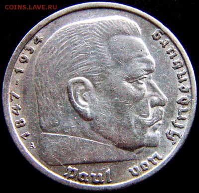 Германия. 3-й Рейх_5 рейхсмарок 1936(А); до 25.04_23.00мск - 10534