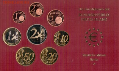 ГЕРМАНИЯ НАБОР ЕВРО ПРУФ 2003А ДО 28.04.2016 В 22.00 (В271) - 4-нГ03а1