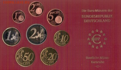 ГЕРМАНИЯ НАБОР ЕВРО ПРУФ 2003G ДО 28.04.2016 В 22.00 (В272) - 4-нГ03г1