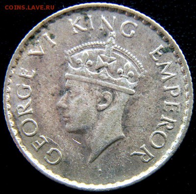 4 рупии 1940. Серебро; до 26.04_22.22мск - 11172