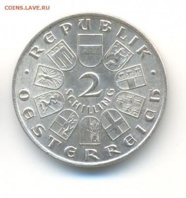 Ag. Австрия 2 шиллинга 1929. XF+. Бильрот.  до 30.04 22.00 - 2