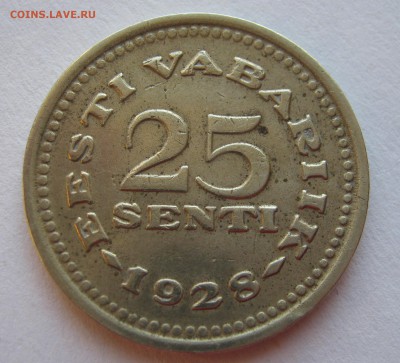 ЭСТОНИЯ 25 сенти 1928. НЕЧАСТАЯ. 30.04.2016. - 003.JPG