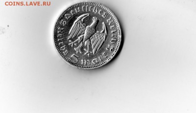 5 РЕЙХ МАРОК 1936 ГОД-"ГИНДЕРБУРГ" - img208