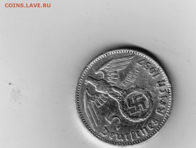 5 РЕЙХ МАРОК 1937ГОД-"ГИНДЕРБУРГ" - img211