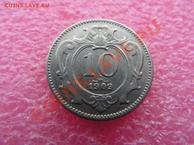 -Австрия- 10 геллер 1909 -- 6,11 22-00 - PICT0715.JPG
