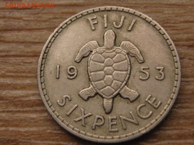 Фиджи 6 пенсов 1953 черепаха до 28.04.16 в 21.00 М - IMG_2222.JPG