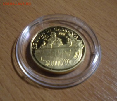 50000 лир 2001 Италия. золото. опознание. оценка. - DSCN8987.JPG