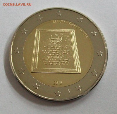 тираж 30 000! 2 евро Мальта 2015 BU 40 Республике знак мон.д - 100_5331