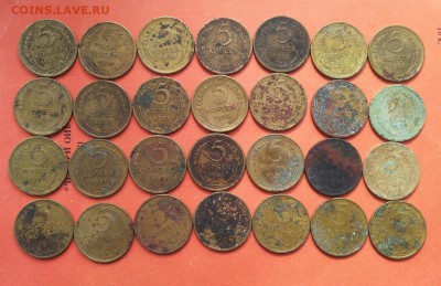 5 коп 28 шт до 1957г до 3 мая блиц - 5 коп 28 шт 1