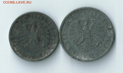 Австрия 5, 10 грошей 1948-1949 до 29.04 22:00 - 08