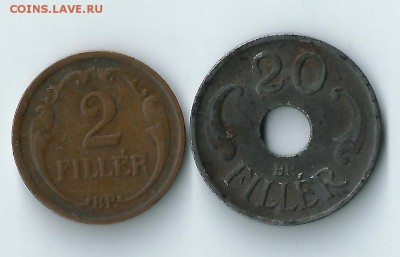 Венгрия 2, 20 филлеров 1927-1943 до 29.04 22:00 - 11
