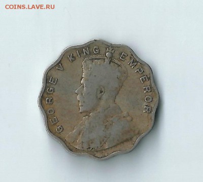 Британская Индия 1 анна 1912 до 29.04.2016 22:00 - 22