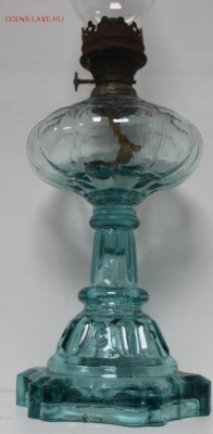 Лампа керосиновая, синее стекло.  ********** 3,05,16 в 22,00 - 28,04 012