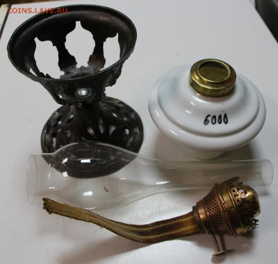 Лампа керосиновая с чугунной подставкой. *** 3,05,16 в 22,00 - 24,03,2 001
