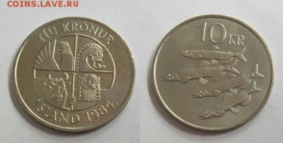 с 1 руб!Исландия 10 крон FAO ФАО - 100_4862