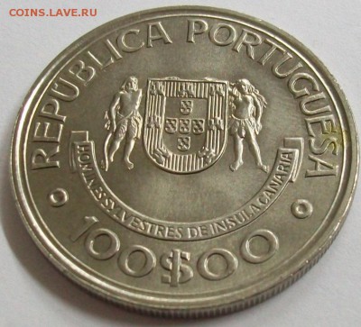 Португалия 100 эскудо 1989 Канарские острава - 100_5447