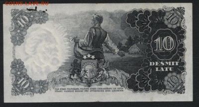 10 лат 1938 года Латвия до 22-00 мск 01.05.16 - 10 лат 1938 Латвия реверс