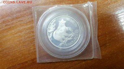 1 рубль 1994г. Гималайский медведь. Идеальный. до 5.05 - 20160429_133302
