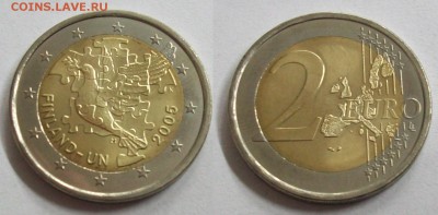 2 евро Финляндия 2005 60 лет ООН Голубь мира - 100_5298