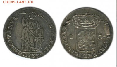 1 флорин 1733 Нидерланды - Безымянный