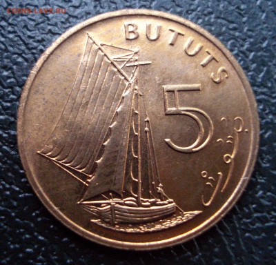 Гамбия. 5 бутут. 1971, 1998 КОРАБЛЬ - гамбия.JPG