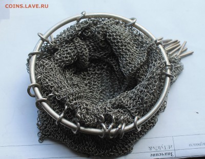 Серебрянный вязаный кошелек 84 проба. - IMG_8577.JPG