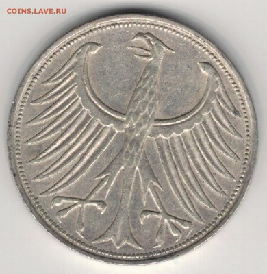 Ag ФРГ 5 МАРОК 1964F ДО 05.05.16 В 22.00МСК (В275) - 5-г5м64