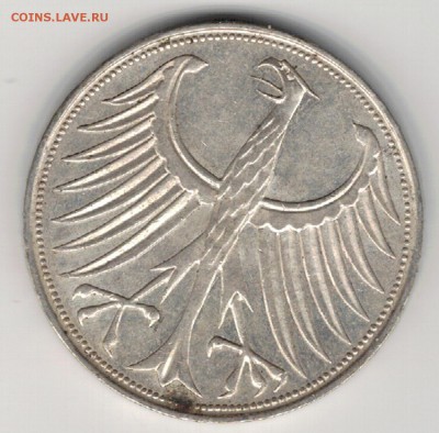 Ag ФРГ 5 МАРОК 1965D ДО 05.05.16 В 22.00МСК (В275) - 5-г5м65