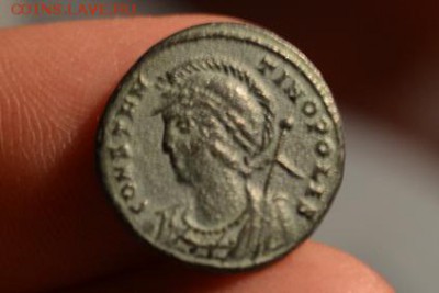 Рим.Памятная монета Константинополя.IV век. - CSC_0797.JPG