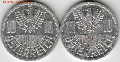 Австрия. 10 грошей 1992, 1994 г. до 24.00 07.05.16 г. - Scan-160501-0022