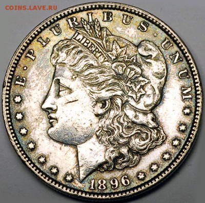 США_отличный серебряный доллар 1896; до 03.05_22.10м - 45