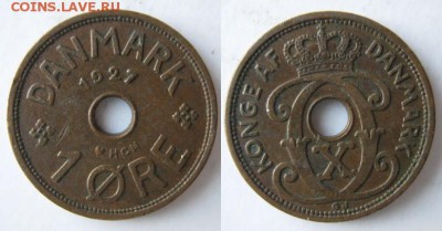 10.Разная инострань по фиксу - 10 18 Дания 1 эре 1927