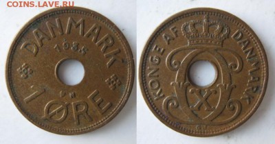 10.Разная инострань по фиксу - 10 20 Дания 1 эре 1935