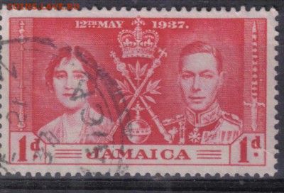 Британская Ямайка 1937г Георг VI Коронация до 5.05 22.00мск - Британская Ямайка 1937г Георг VI Коронация