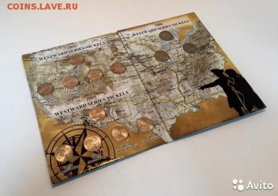 Набор из 5 центов 2004-2006 США в альбоме. Фикс 450р - Набор из 5 центов 2004-2006 США в альбоме3