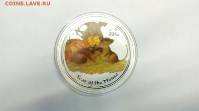 1$ 2008 серебро Год мыши до 10.05 с 200р - qcF2sLzIpbA