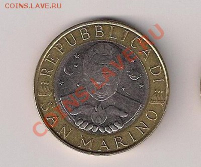 Сан-Марино 1000 лир 1999 Исследования,до 14.11 в 22-30 мск - 1000-2