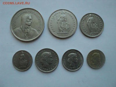 Монеты Швейцарии - Швейцария (1)